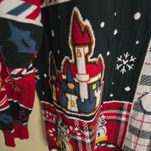 Disney Christmas 2021 Mickey And Friends Spirit Jersey Rare Sweater Size S - Picture 6 of 9